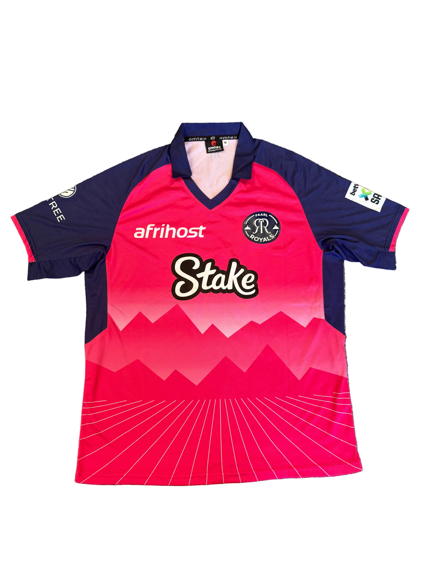 Nqaba Peter Paarl Royals 2025 SA20 Match Issue SS Playing Shirt