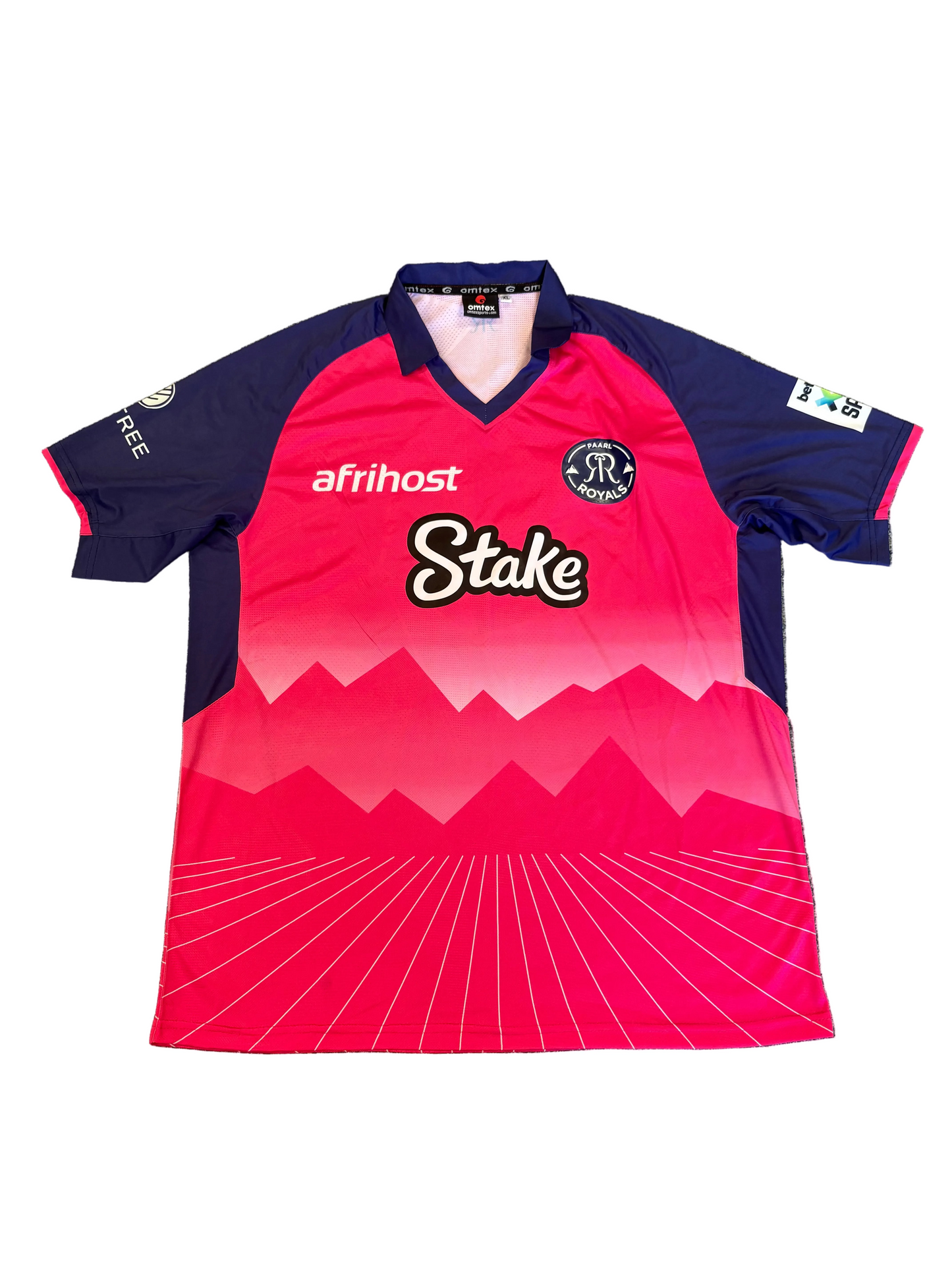 Lungi Ngidi Paarl Royals 2025 SA20 Match Worn SS Playing Shirt