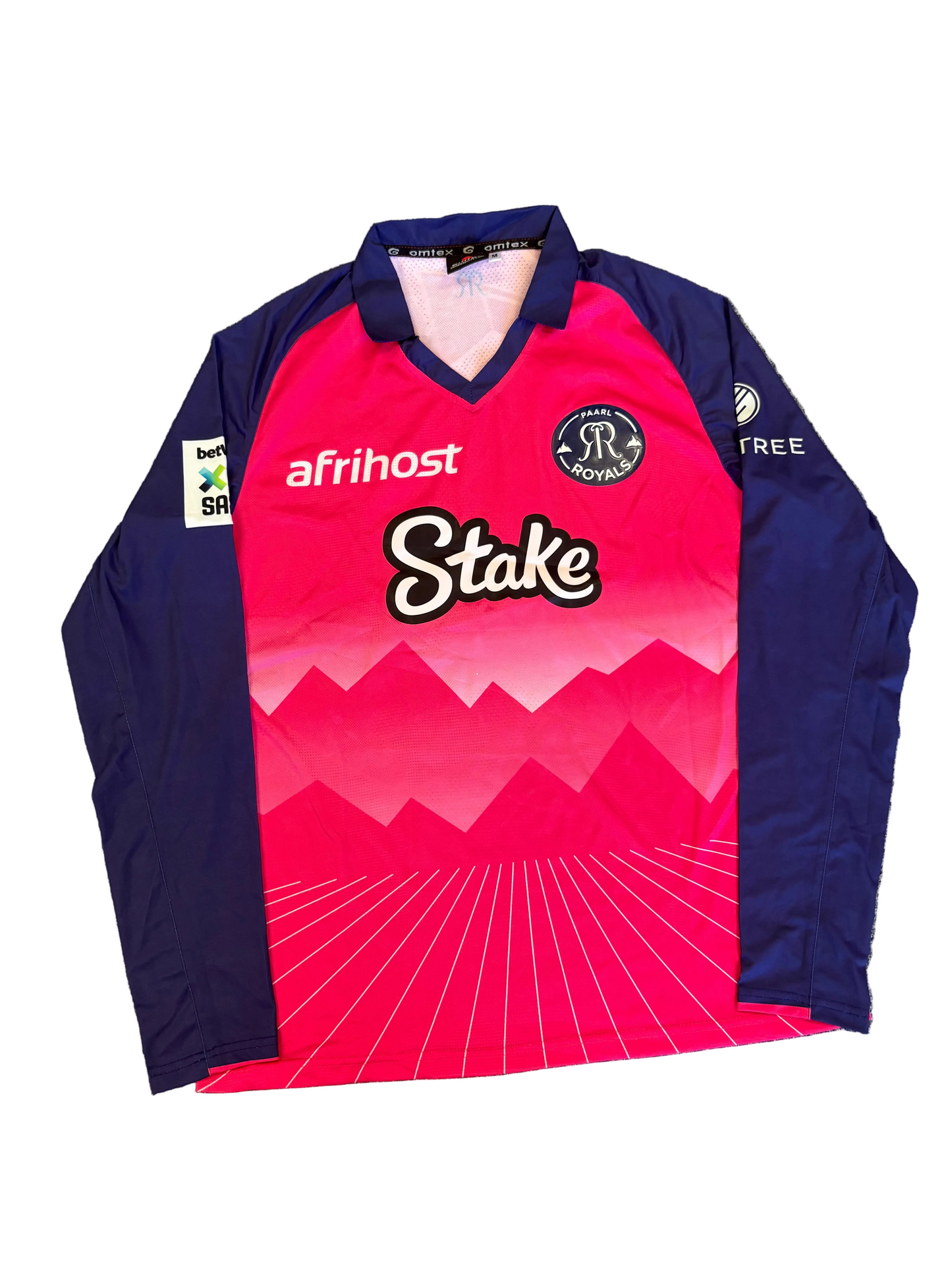 Eshan Malinga Paarl Royals 2025 SA20 Match Issue LS Playing Shirt