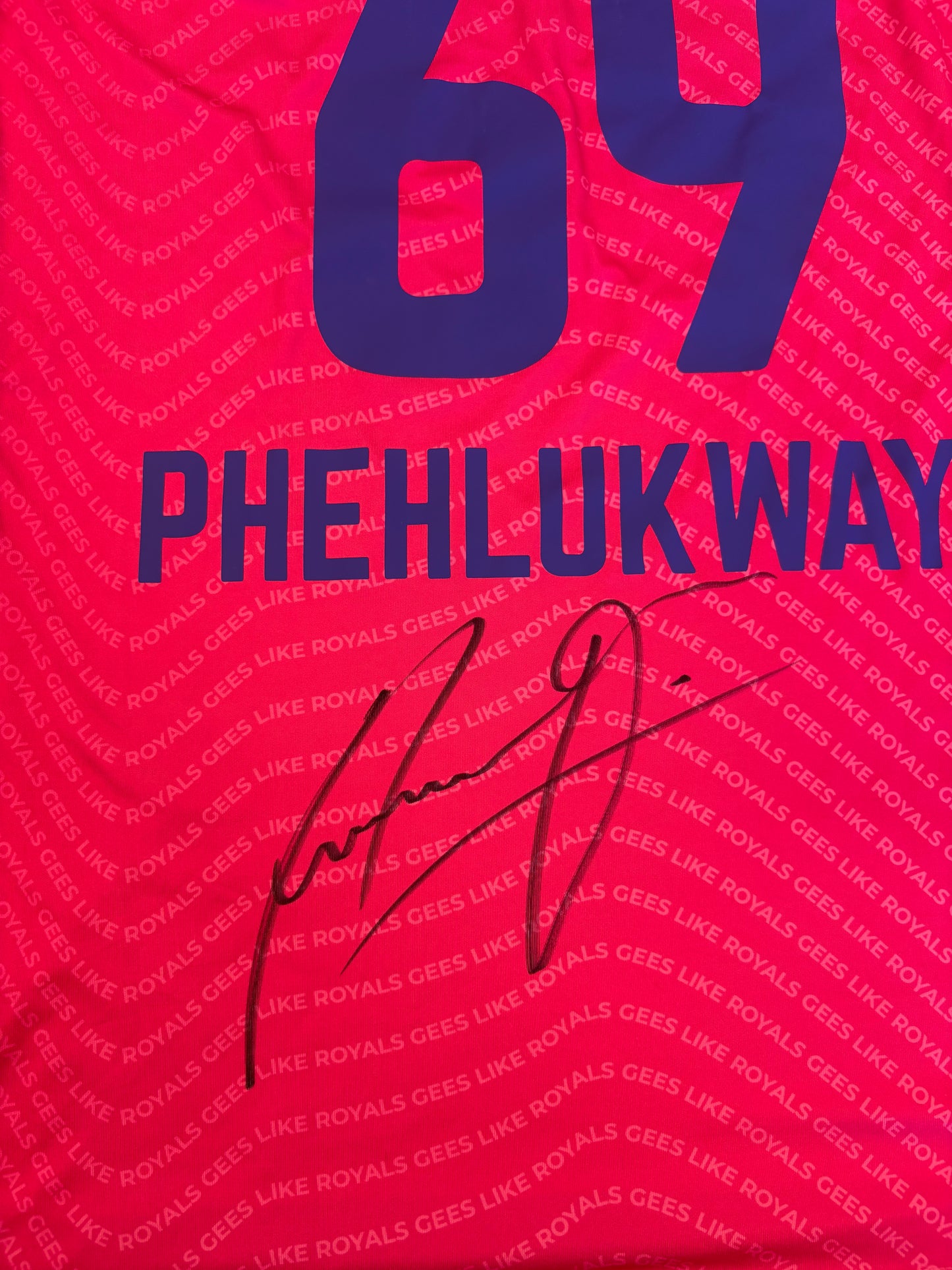 Andile Phehlukwayo Paarl Royals 2024 SA20 Match Worn & Signed LS Playing Shirt