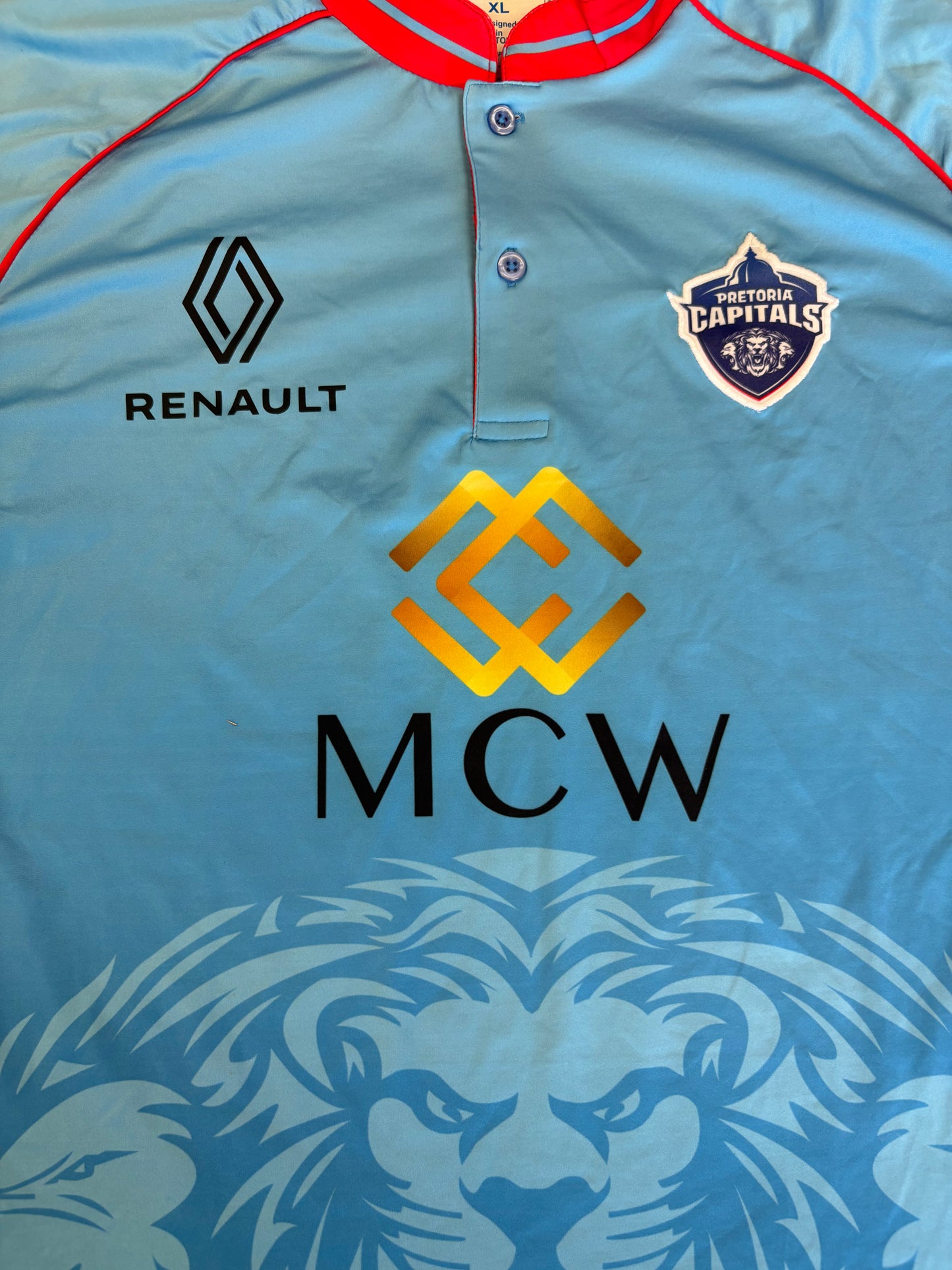 Matthew Boast 2024 Pretoria Capitals Match Worn And Signed SS Playing Shirt