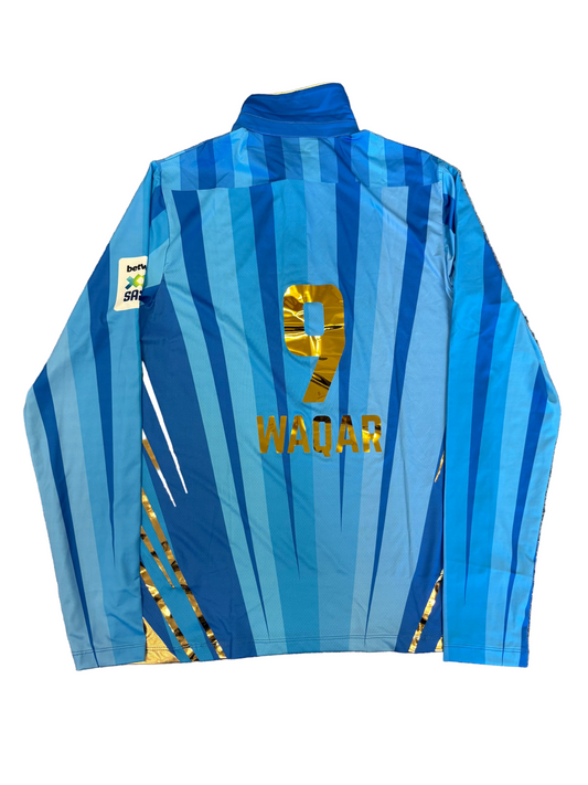 Waqar Salamkheil MI Cape Town 2023 SA20 Match Issue LS Playing Shirt