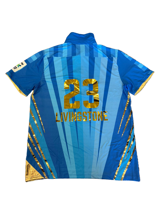 Liam Livingstone MI Cape Town 2023 SA20 Match Issue SS Playing Shirt
