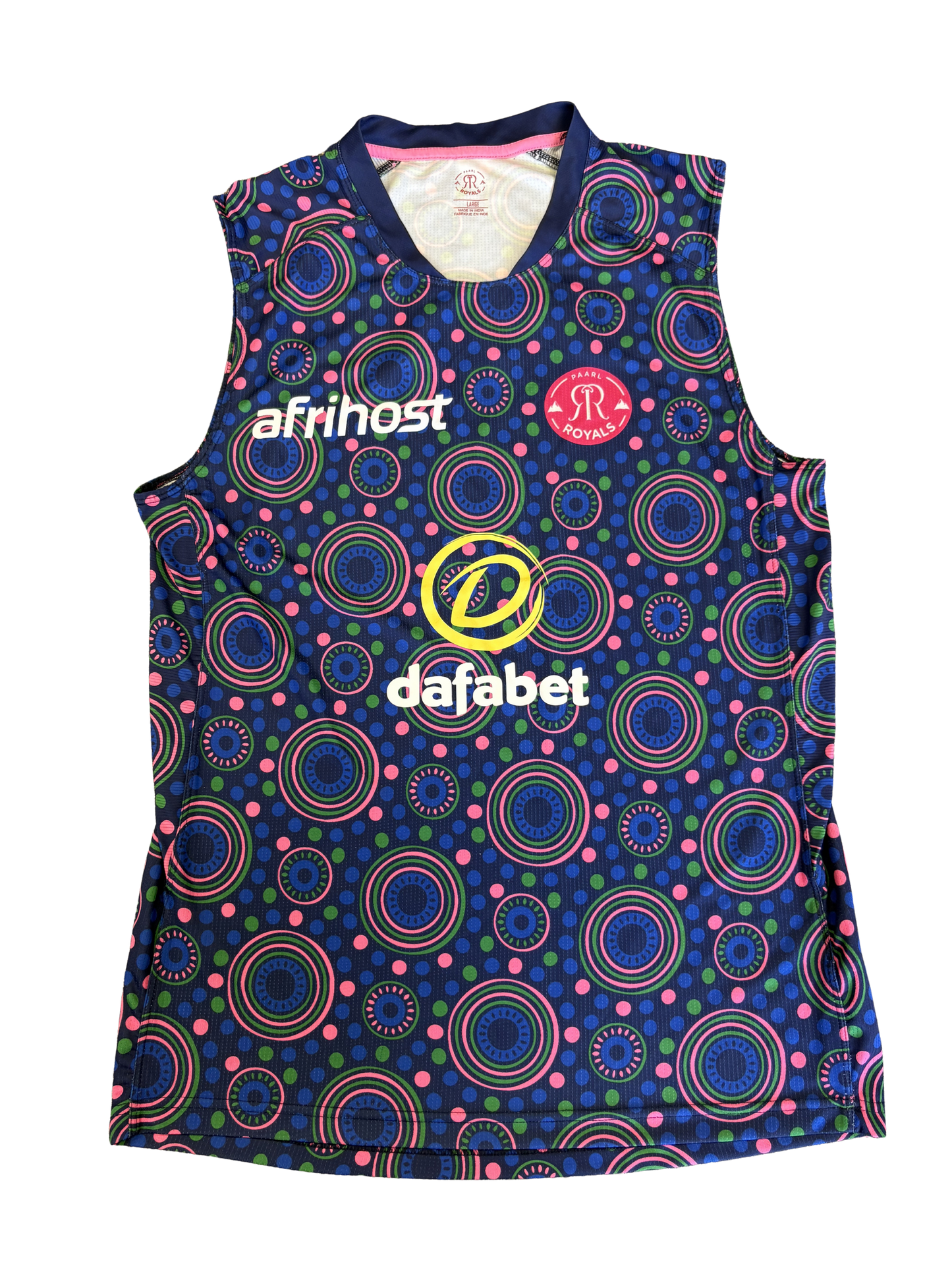 Paarl Royals 2023 SA20 Player Issue Sleeveless Training Vest