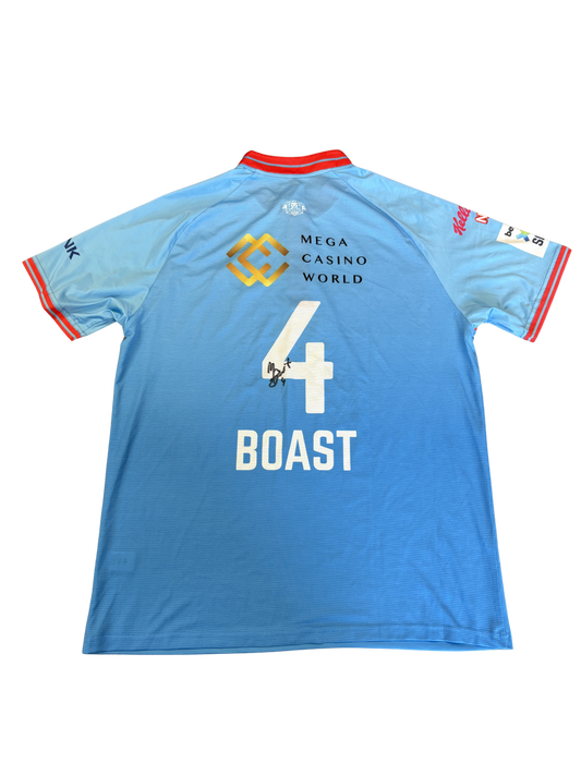 Matthew Boast 2024 Pretoria Capitals Match Worn And Signed SS Playing Shirt