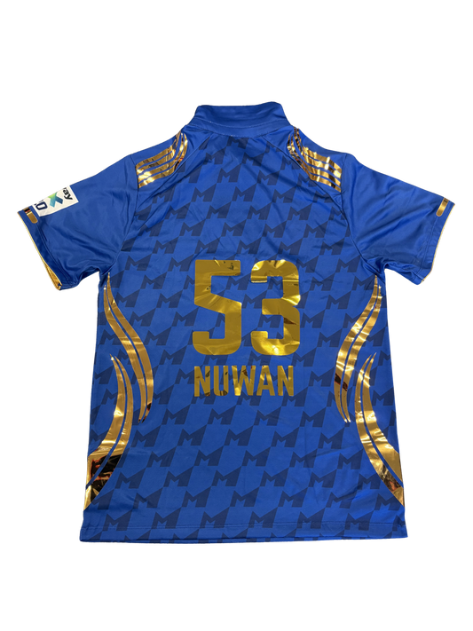 Nuwan Thushara MI Cape Town 2025 SA20 Match Issue SS Playing Shirt