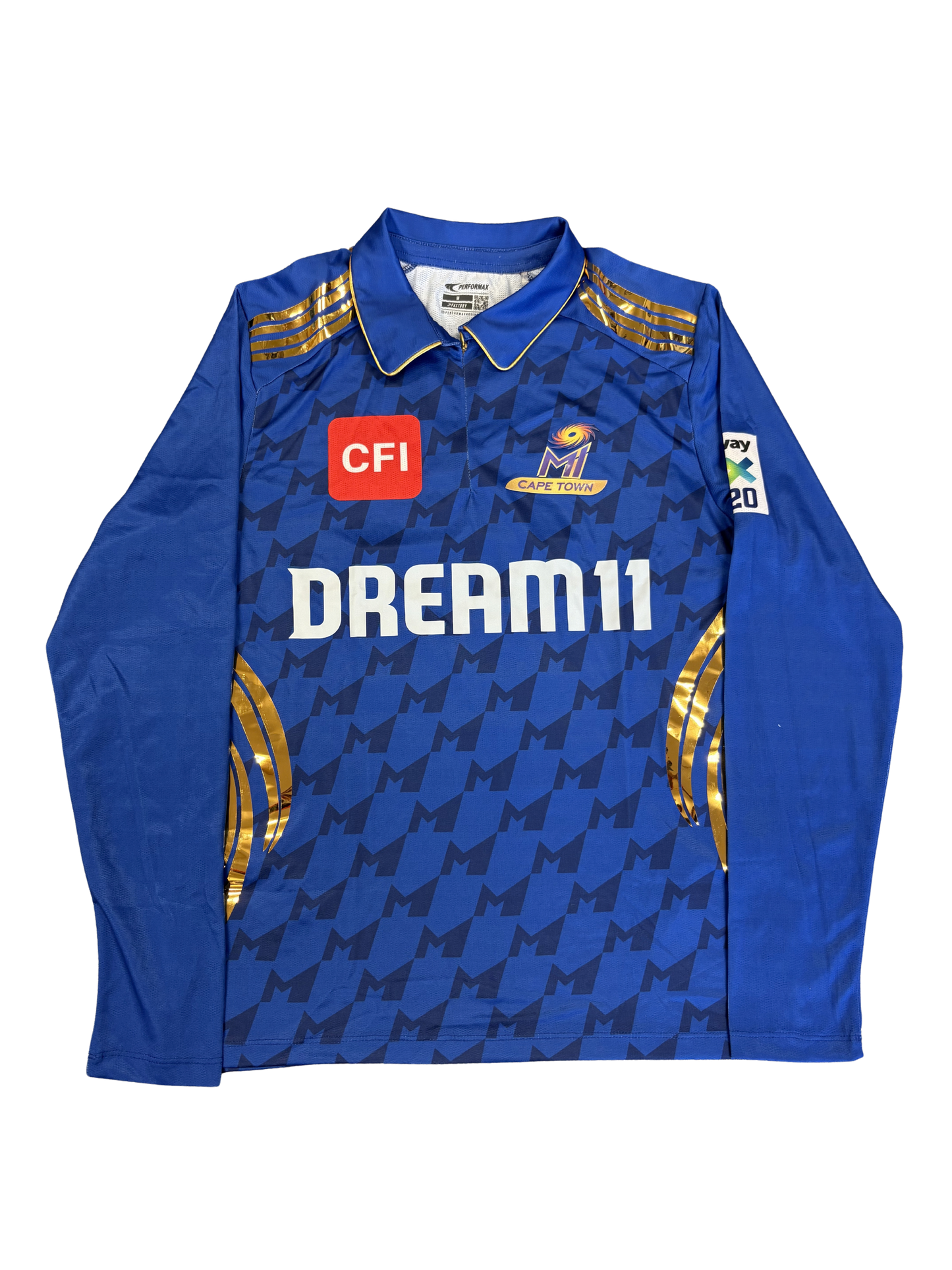 Nuwan Thushara MI Cape Town 2025 SA20 Match Issue LS Playing Shirt
