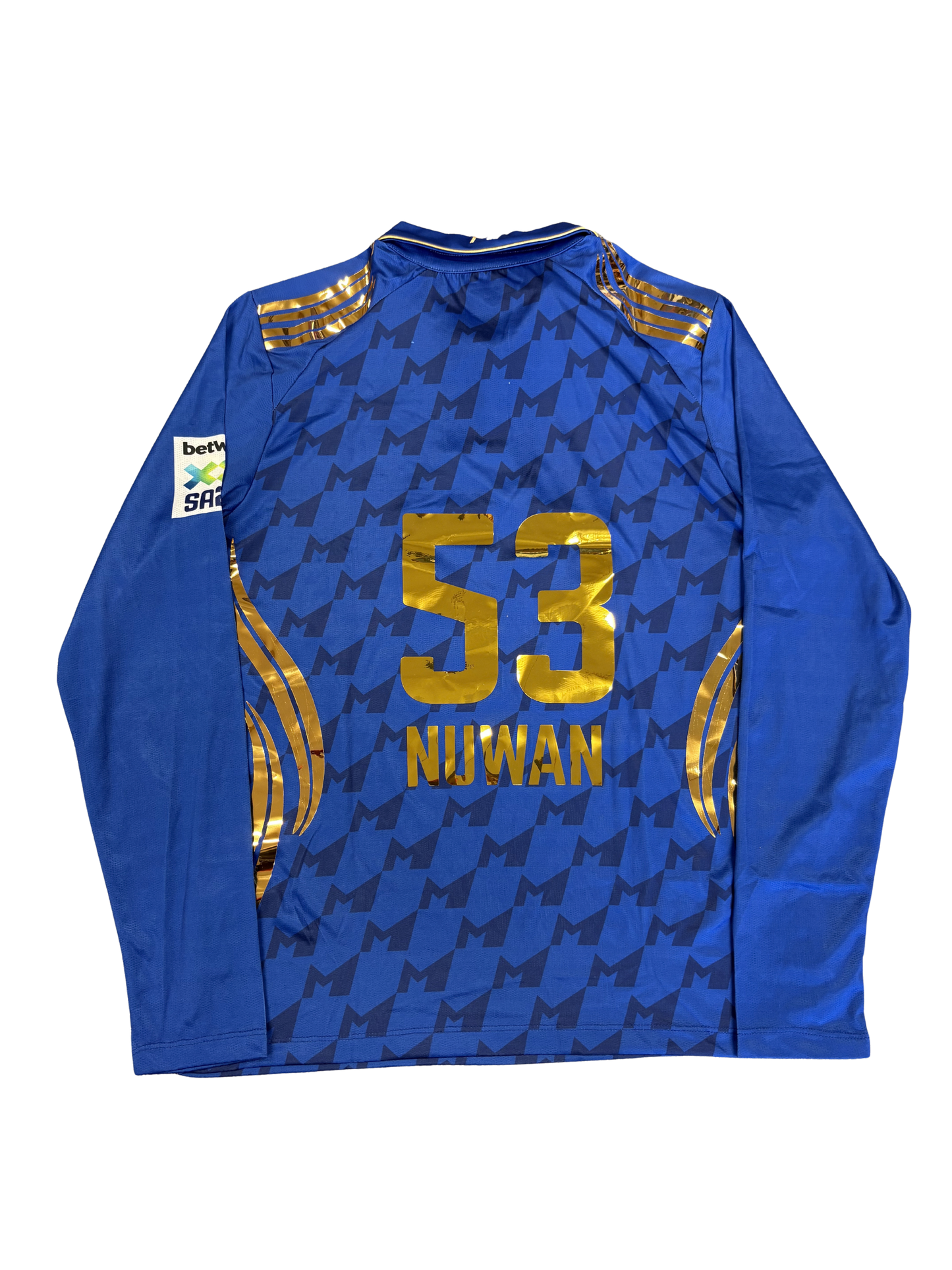 Nuwan Thushara MI Cape Town 2025 SA20 Match Issue LS Playing Shirt