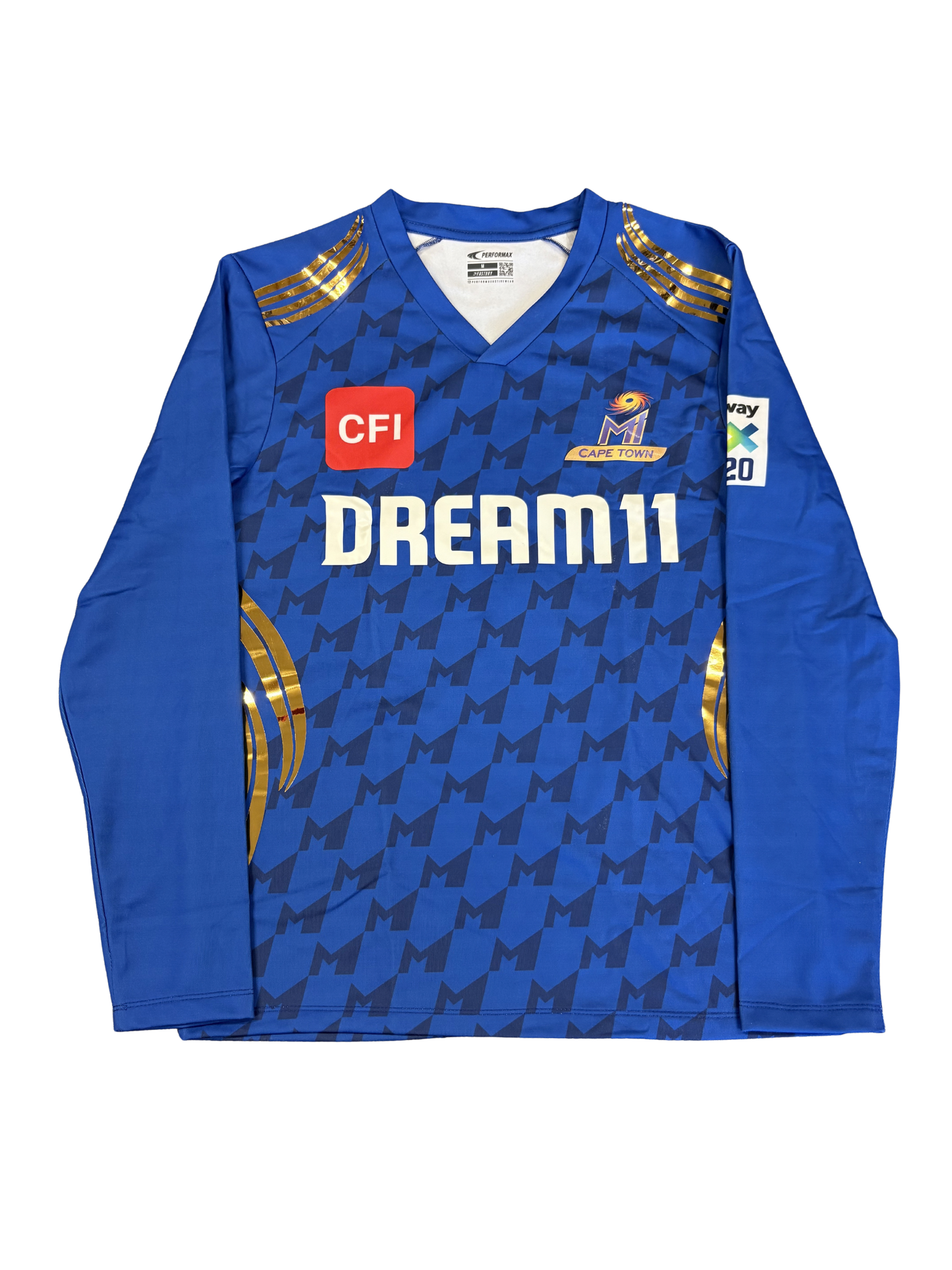 Nuwan Thushara MI Cape Town 2025 SA20 Match Issue LS Playing Jumper