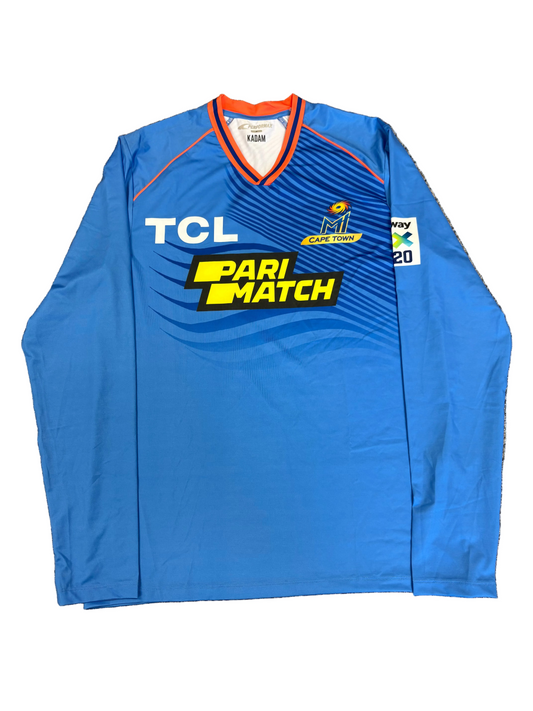 MI Cape Town 2024 SA20 Player Issue LS Training T-Shirt