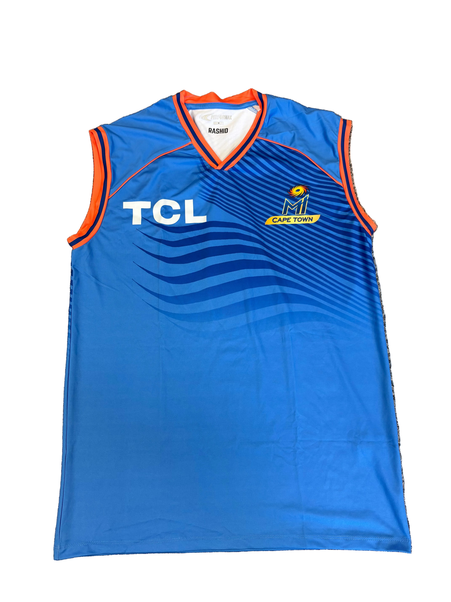 Rashid Khan MI Cape Town 2024 SA20 Player Issue Sleeveless Training Vest