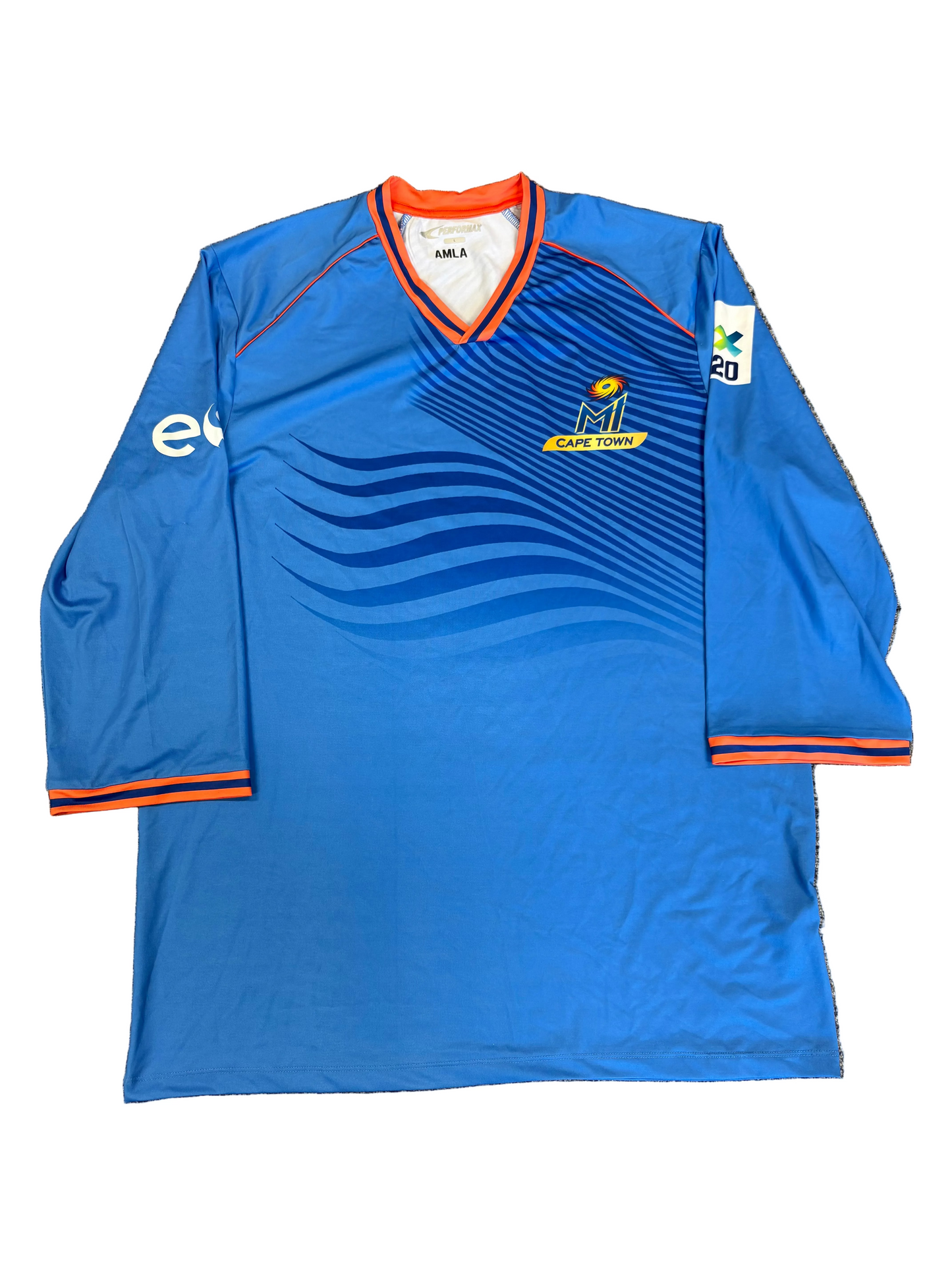 Hashim Amla MI Cape Town 2024 SA20 Staff Issue 3/4 Sleeve Training T-Shirt