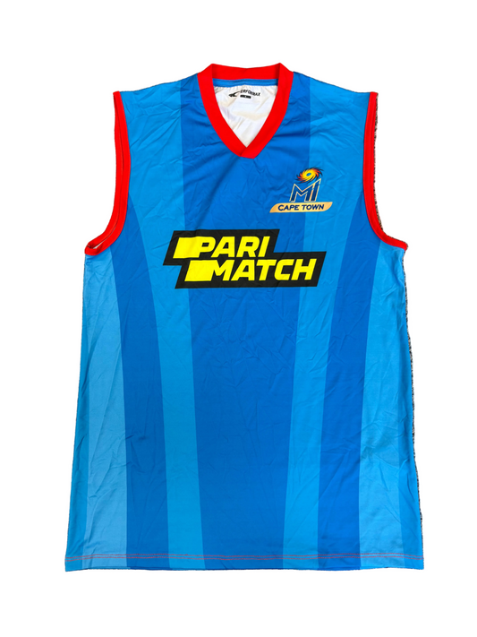 MI Cape Town 2023 SA20 Player Issue Sleeveless Training Vest