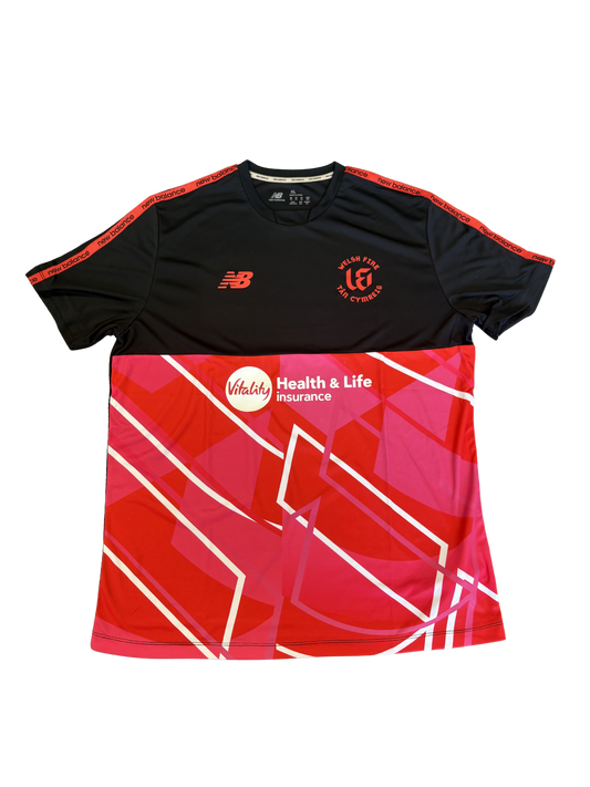 Welsh Fire 2025 Hundred Player Issue SS Training T-Shirt