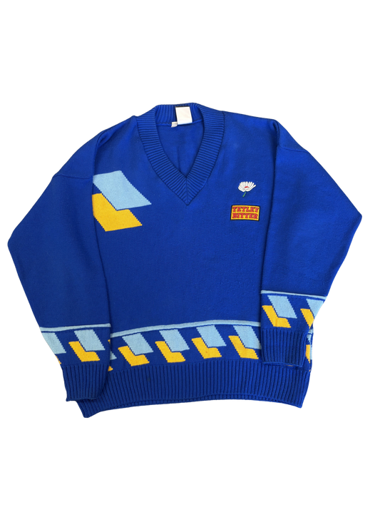 Stuart Milburn Yorkshire 1995 Retro One Day Cable Knit Playing Jumper