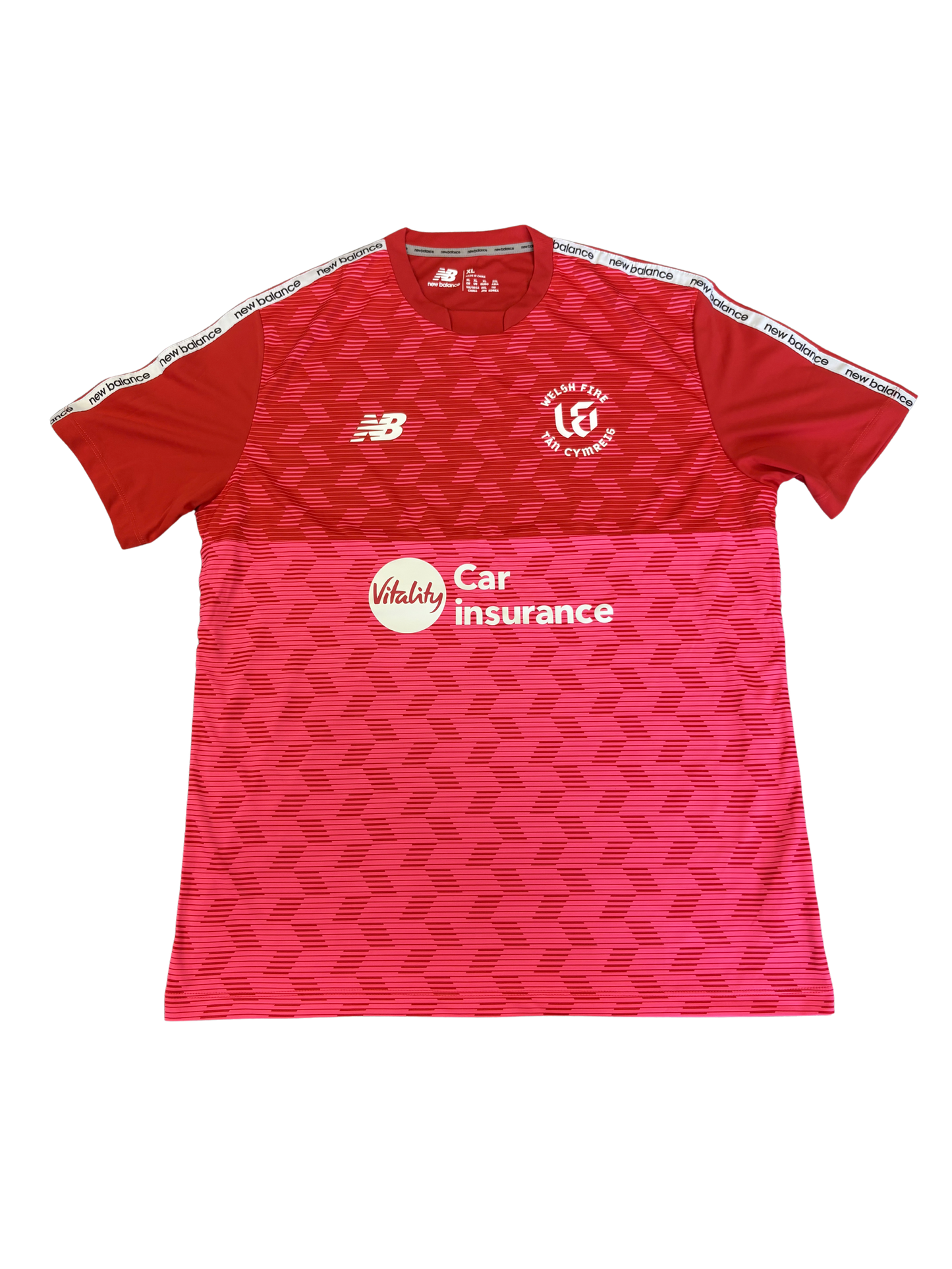 Welsh Fire 2024 Hundred Player Issue Pre Match SS Training T-Shirt