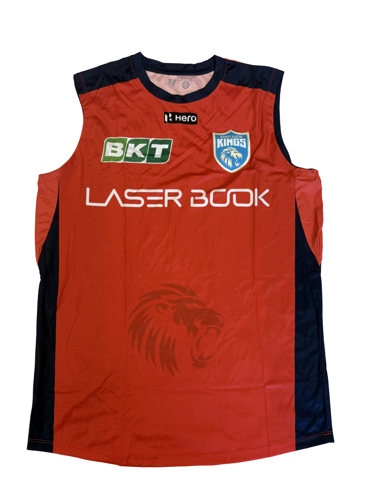St Lucia Kings 2022 CPL Player Issue Sleeveless Training Vest