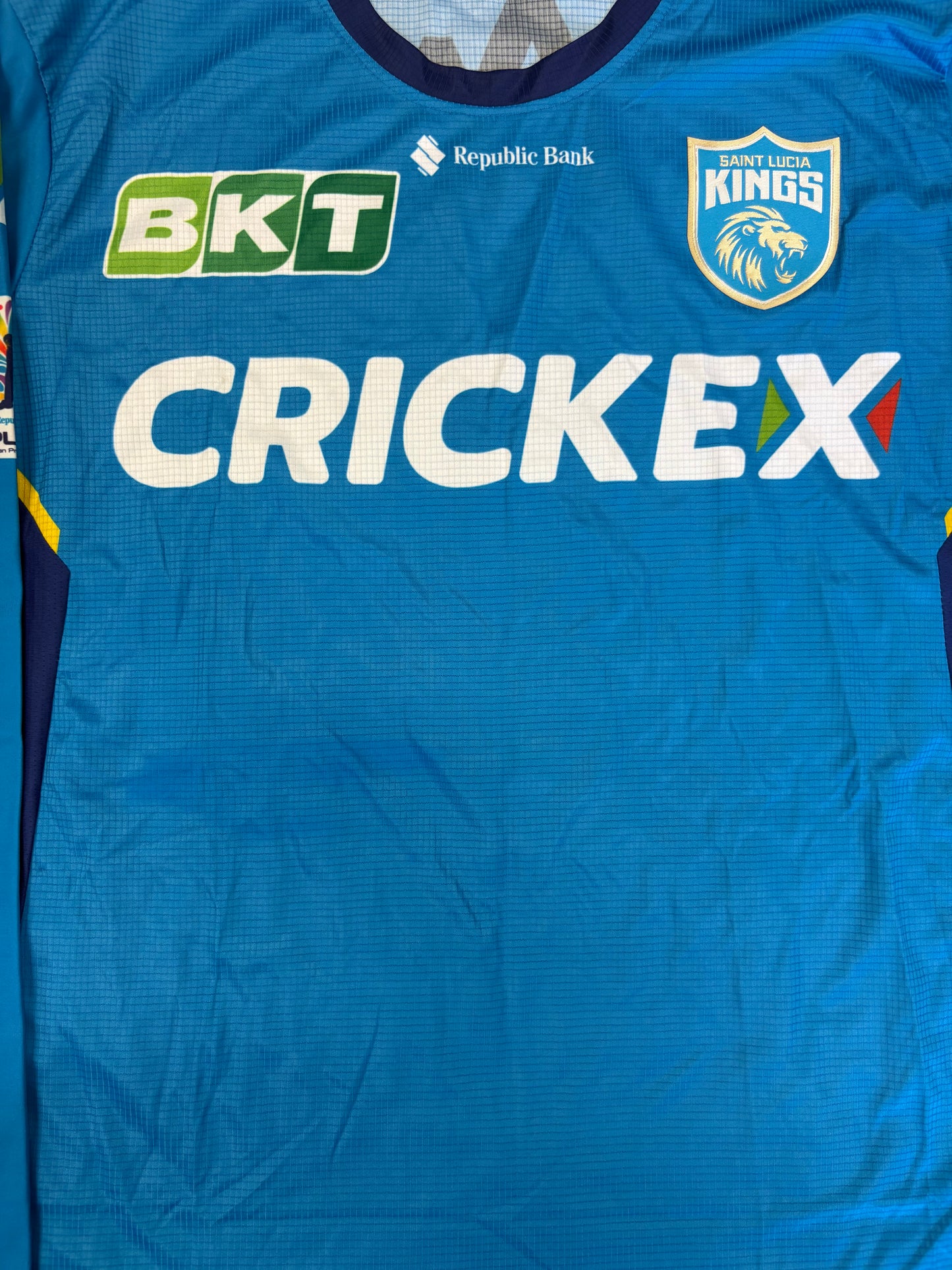 St Lucia Kings 2023 CPL Player Issue LS Training T-Shirt