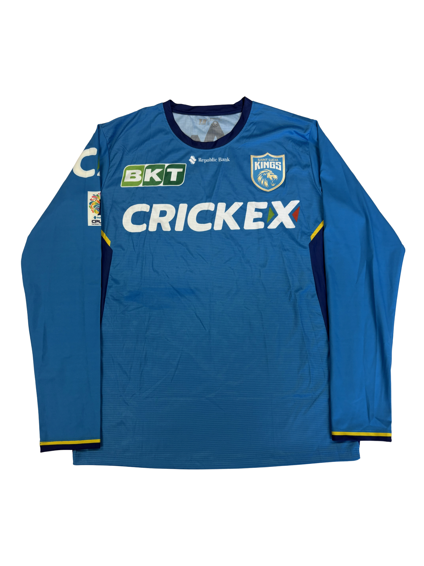 St Lucia Kings 2023 CPL Player Issue LS Training T-Shirt