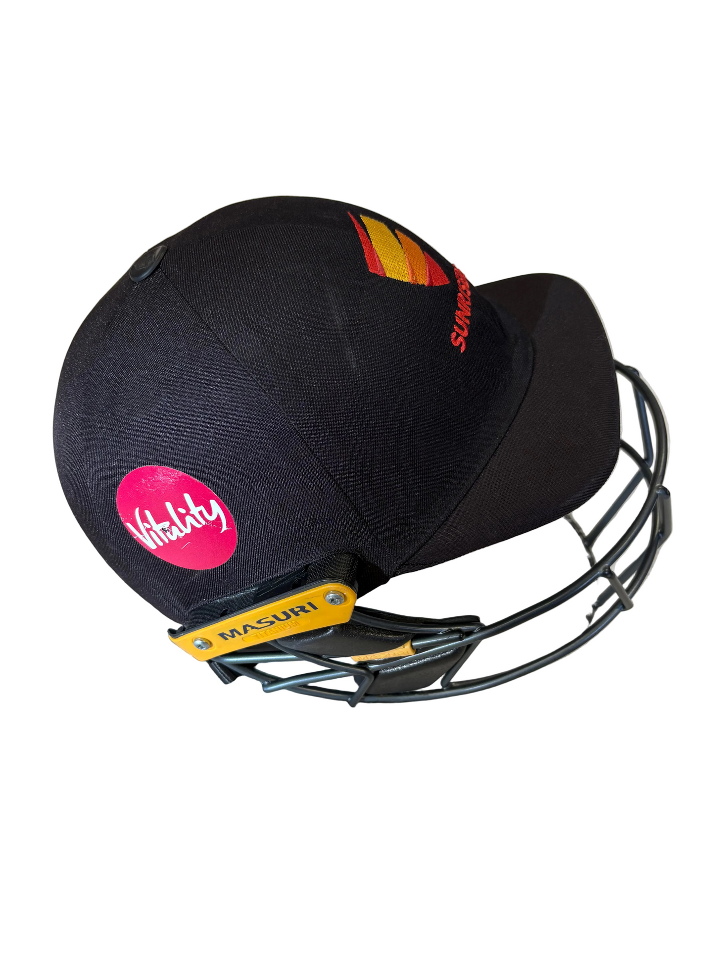 Sunrisers Masuri T-Line Titanium Wicket Keeping Match Used Helmet