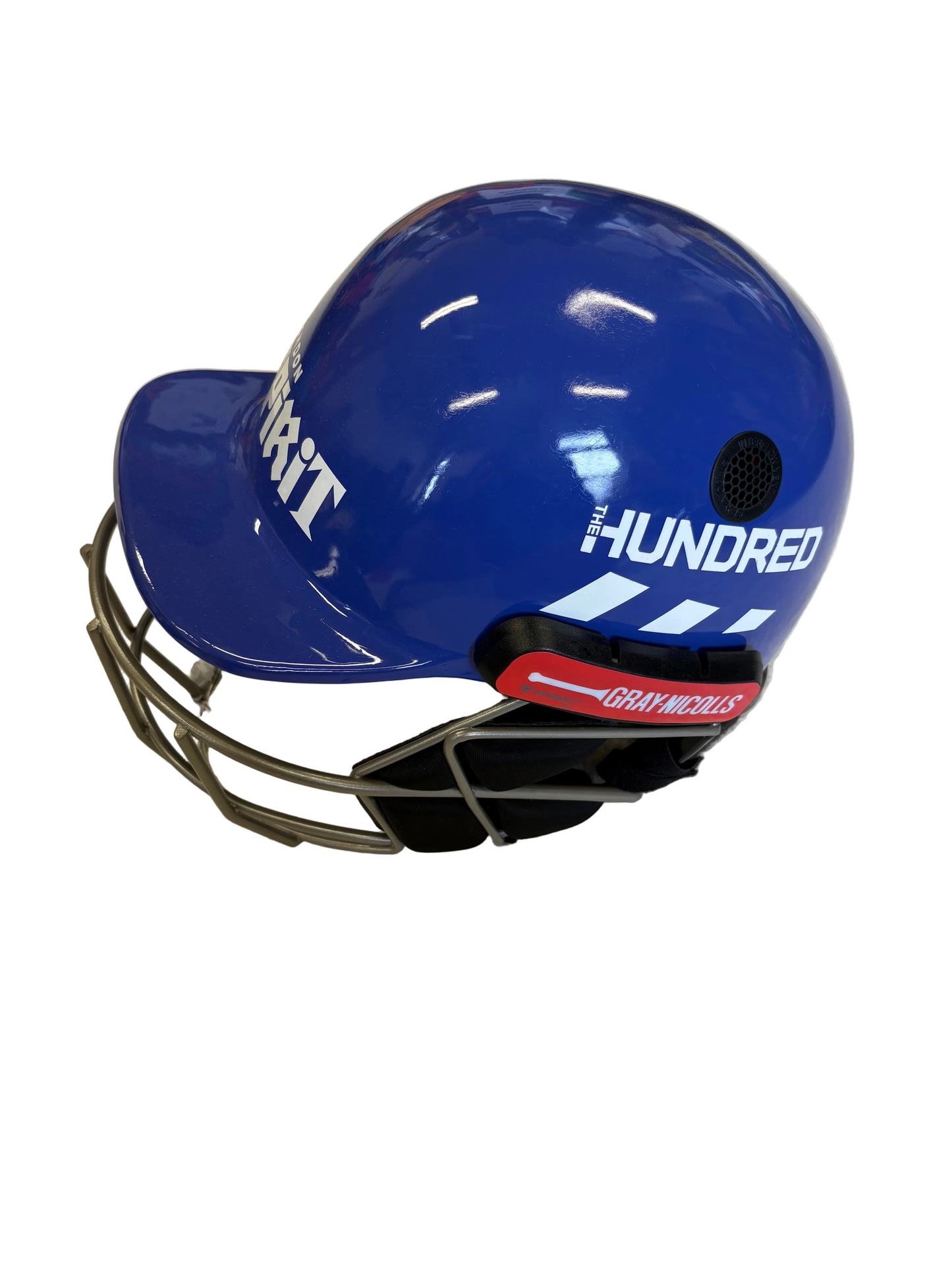 London Spirit Gray Nicolls Evo Pro Titanium Match Used Cricket Helmet