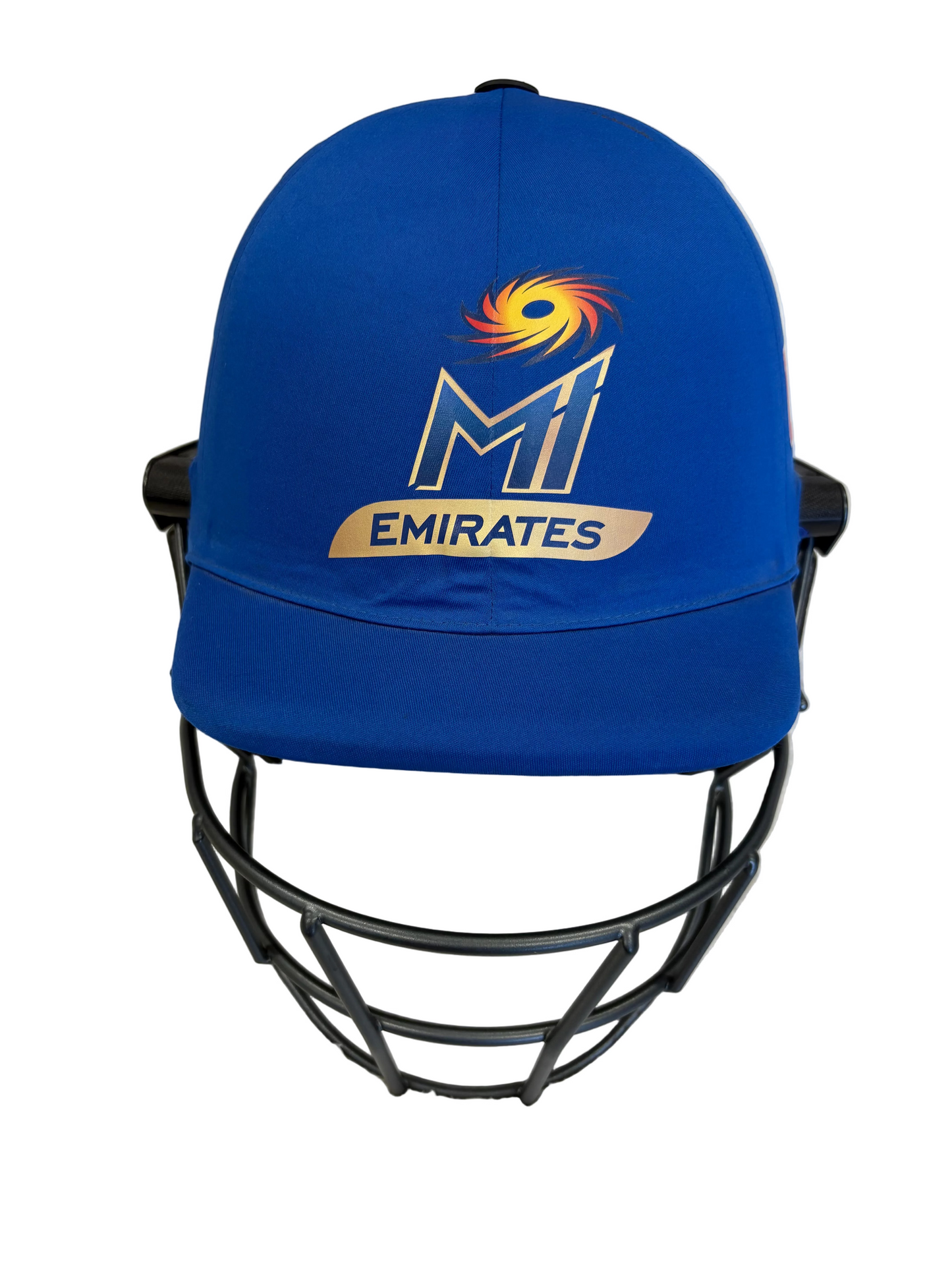 Mumbai Indians Emirates ILT20 Masuri T-Line Titanium Match Used Cricket Helmet