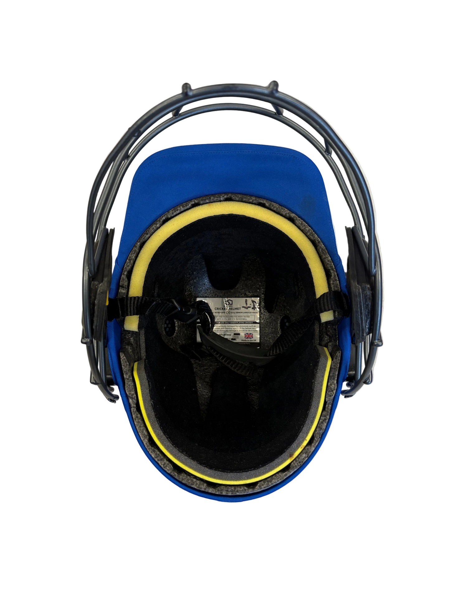 Mumbai Indians Emirates ILT20 Masuri T-Line Titanium Match Used Cricket Helmet