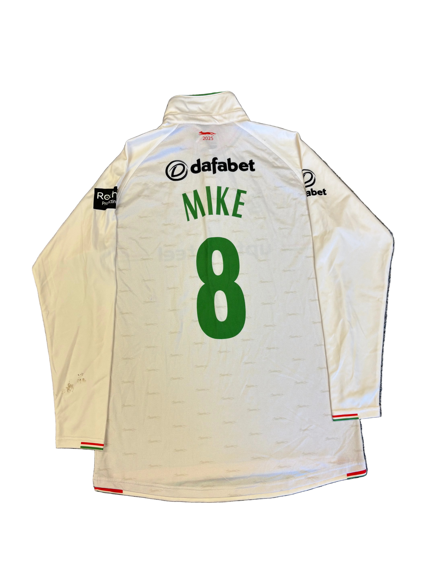 Ben Mike Leicestershire 2025 County Championship Match Worn LS Playing Shirt