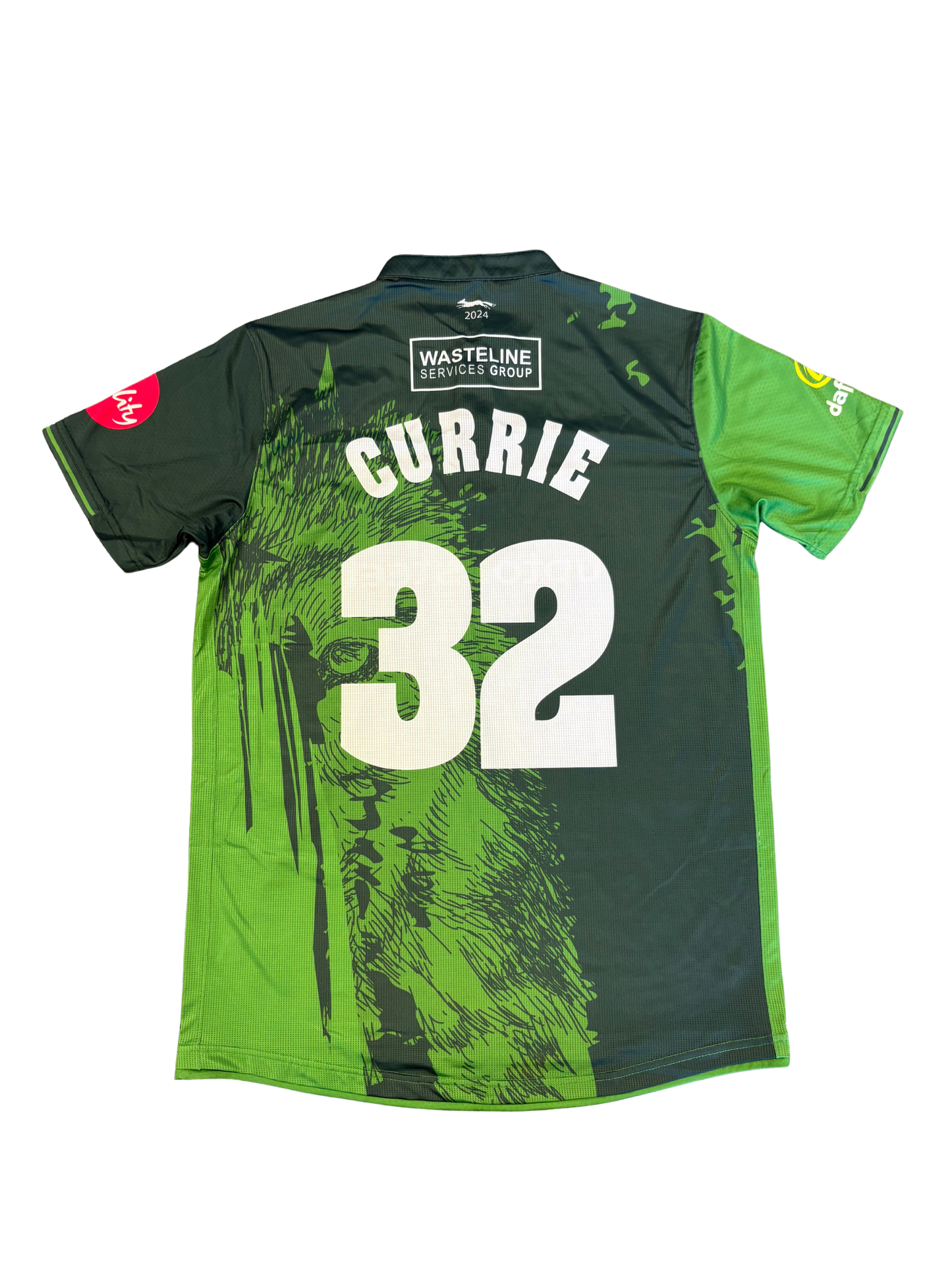 Scott Currie Leicestershire 2024 T20 Match Worn SS Playing Shirt