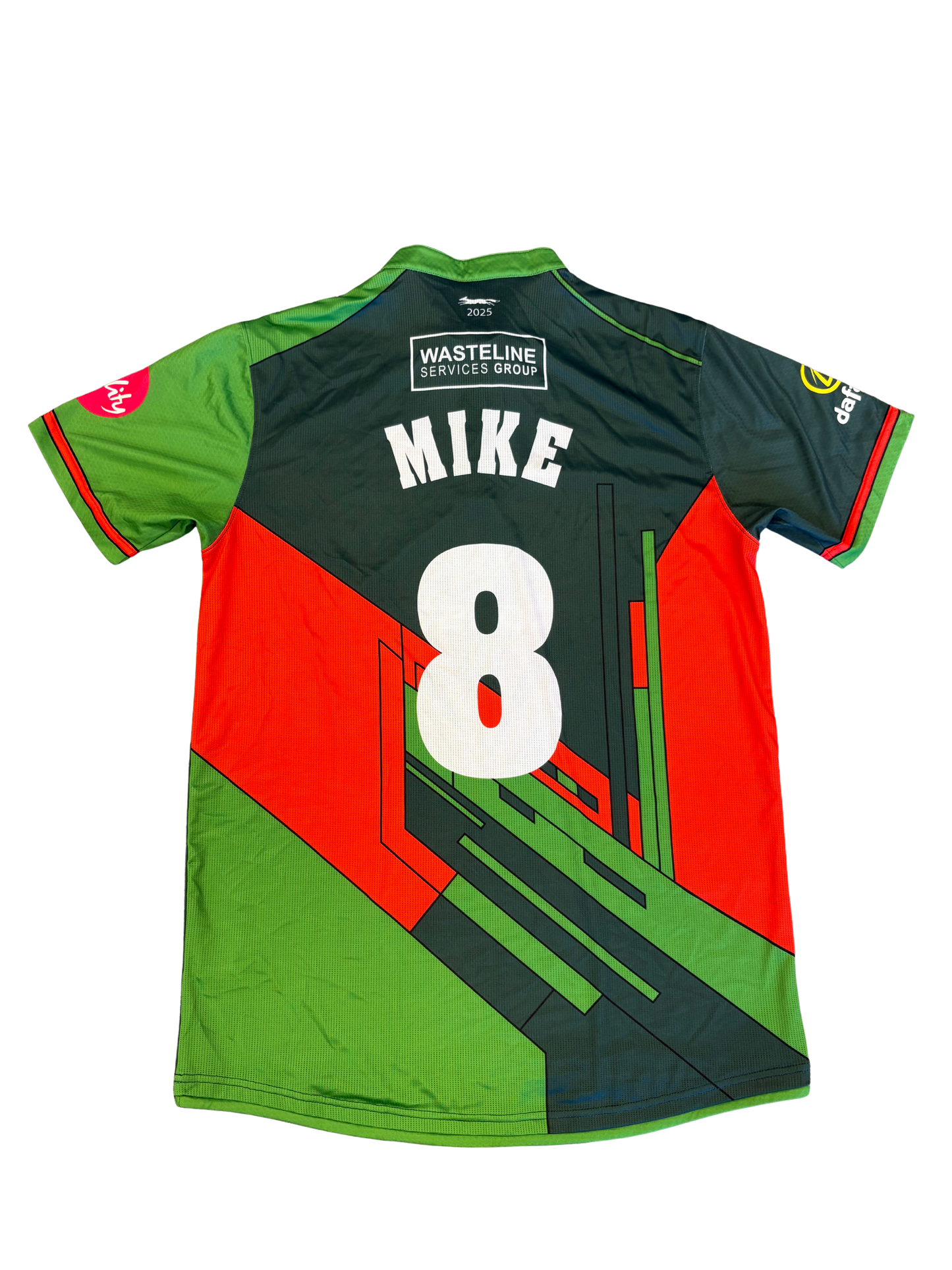 Ben Mike Leicestershire 2025 T20 Match Worn SS Playing Shirt