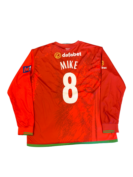 Ben Mike Leicestershire 2024 MB50 Match Worn LS Playing Jumper