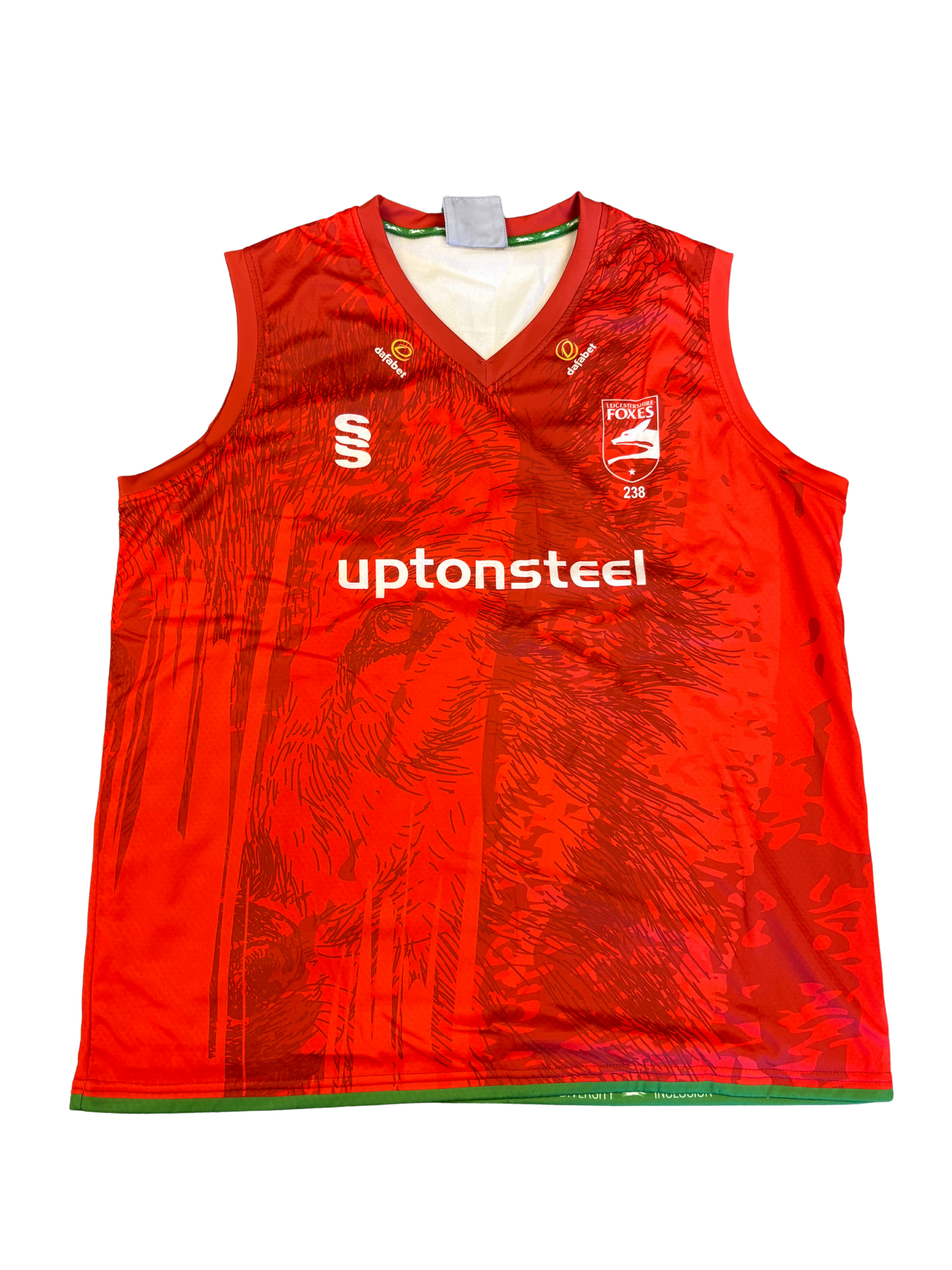 Ben Mike Leicestershire 2024 MB50 Match Worn Playing Pullover