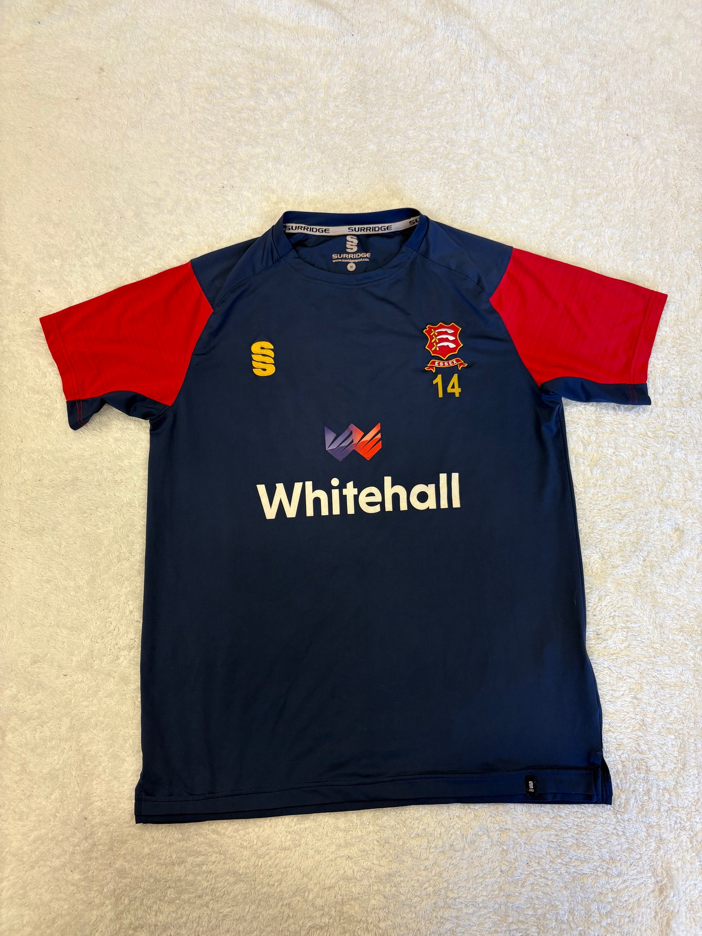 Aaron Beard Essex Player Issue SS Training T-Shirt