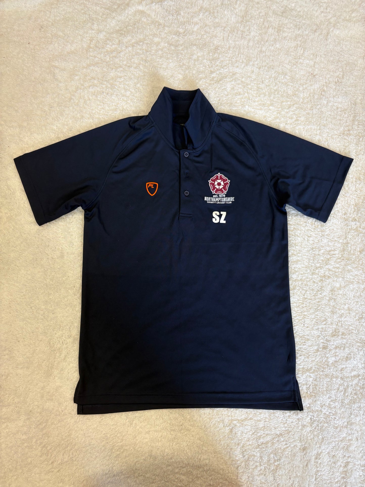 Saif Zaib Northants Player Issue Travel & Media Polo