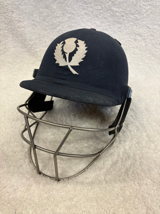 Scotland Shrey Masterclass Air 2.0 Titanium Match Used Cricket Helmet