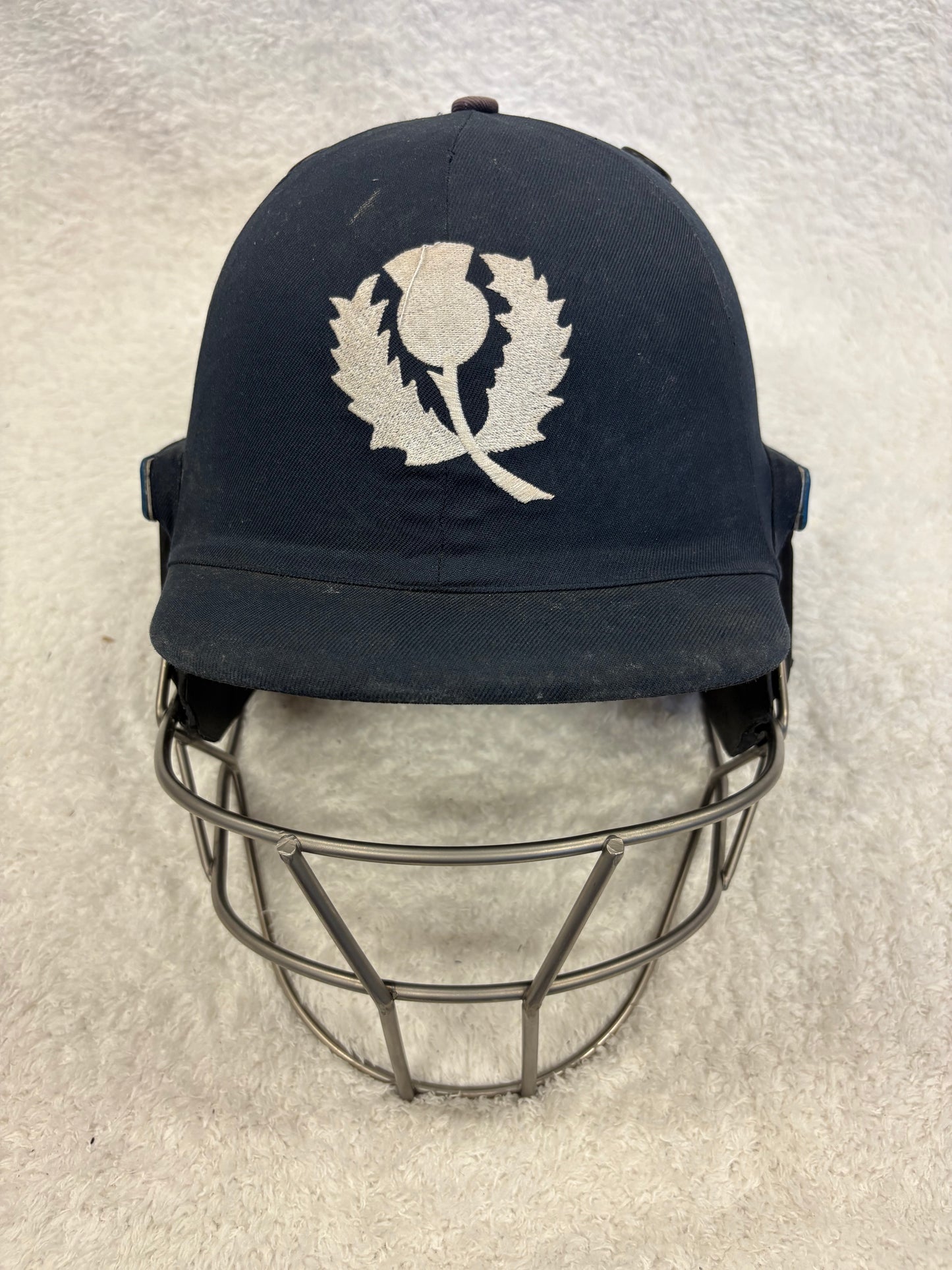Scotland Shrey Masterclass Air 2.0 Titanium Match Used Cricket Helmet