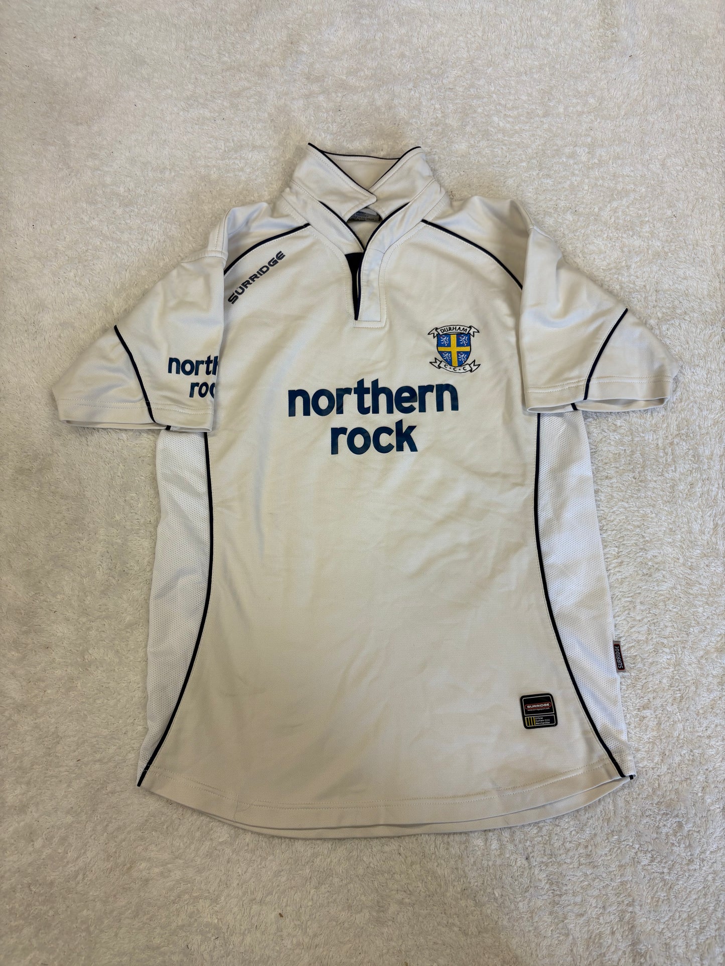Durham Retro Player Issue County Championship SS Playing Shirt