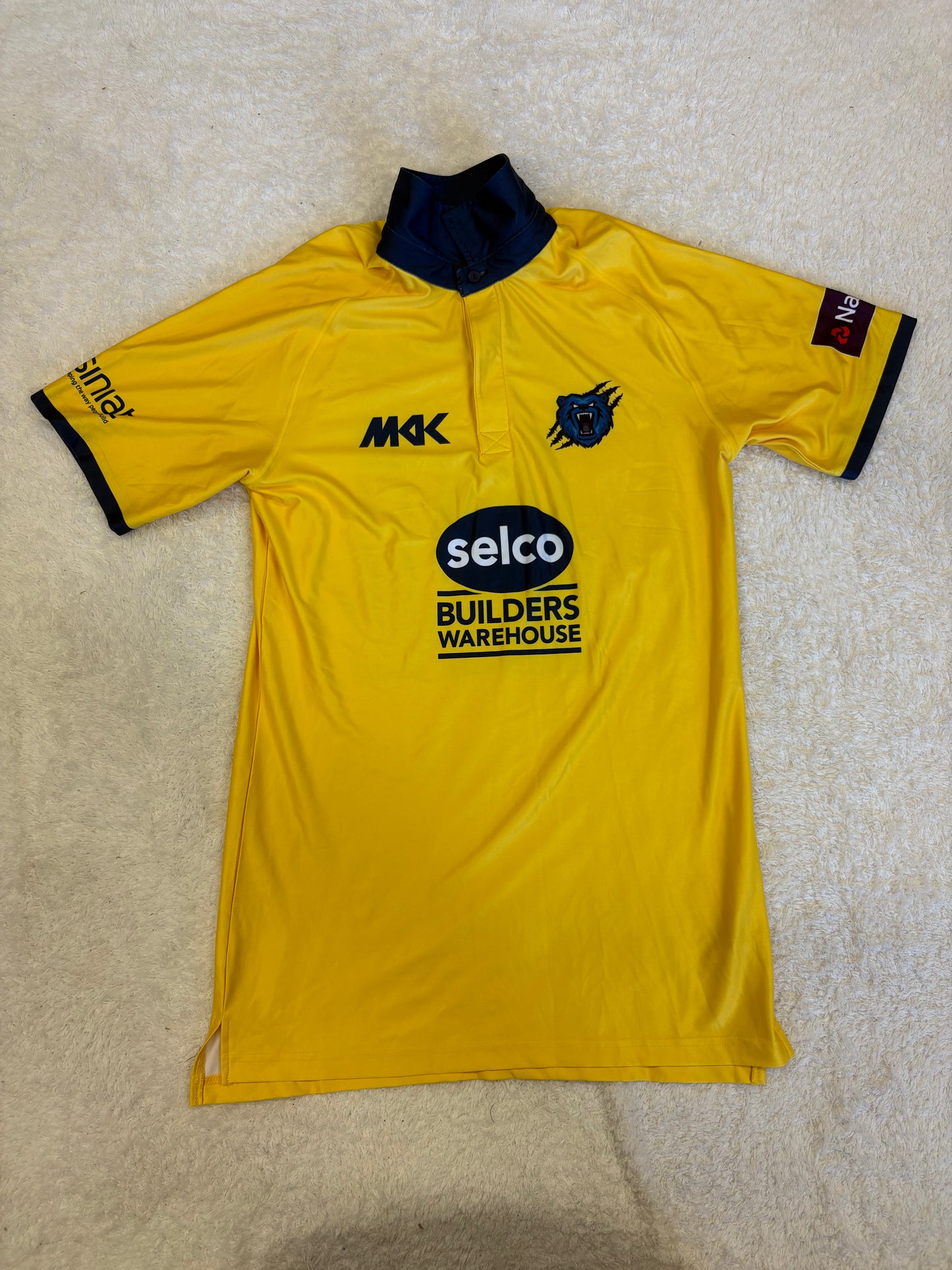Freddie Coleman Birmingham Bears T20 Match Worn SS Playing Shirt
