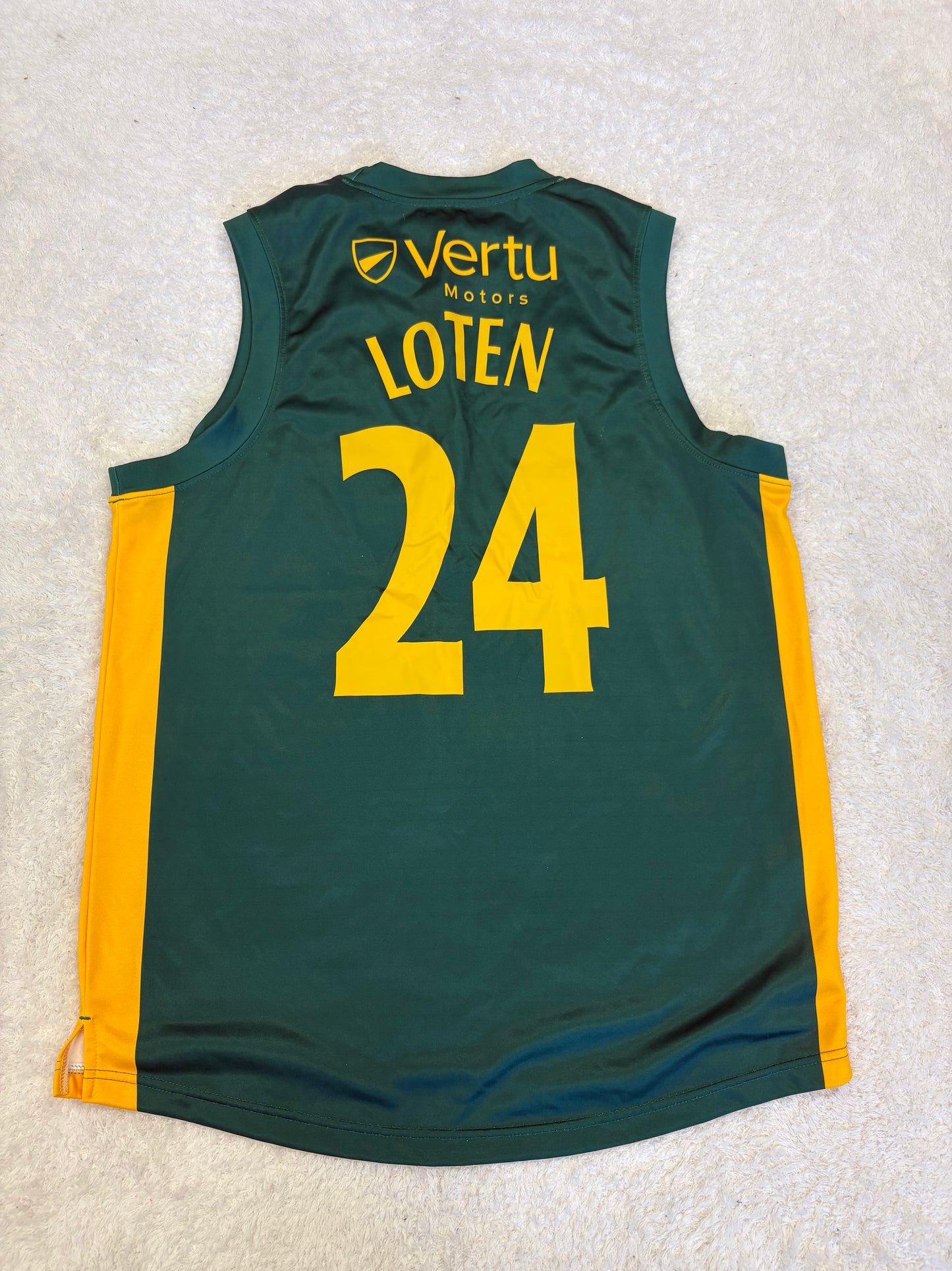 Tom Loten Notts MB50 Match Worn Playing Pullover
