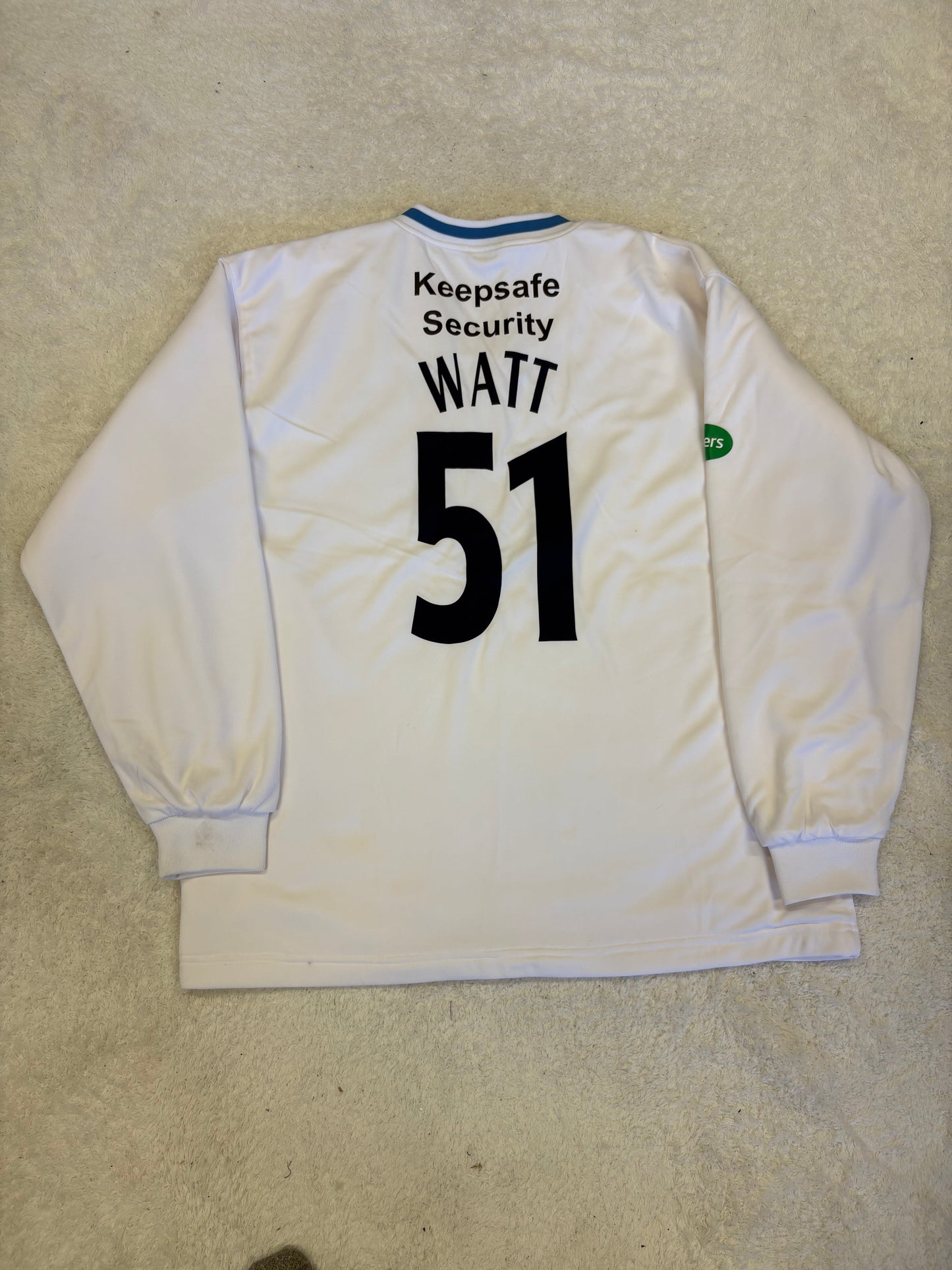 Mark Watt Derbyshire County Championship Match Issue Playing Jumper