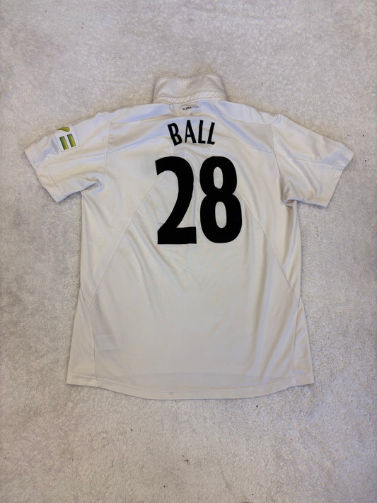 Jake Ball Notts County Championship Match Worn SS Playing Shirt