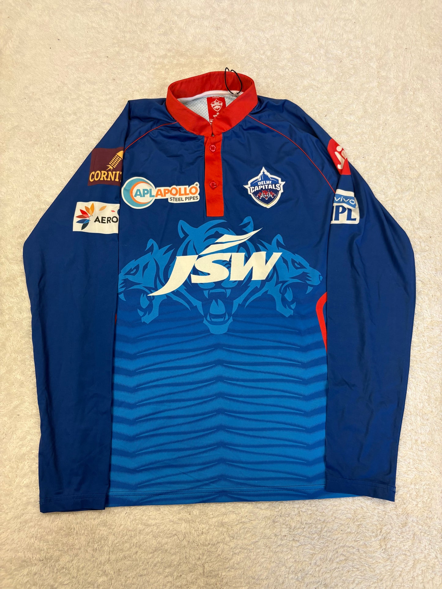 Delhi Capitals IPL Staff Issue LS Playing Shirt