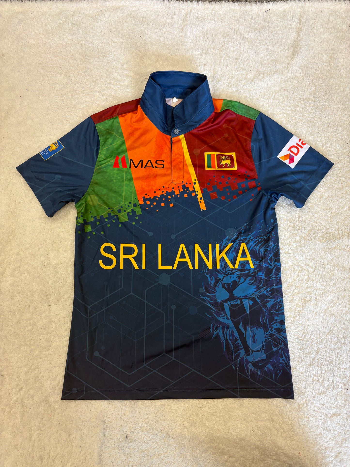 Chamika Gunasekara Sri Lanka A ODI 2022 Match Worn SS Playing Shirt