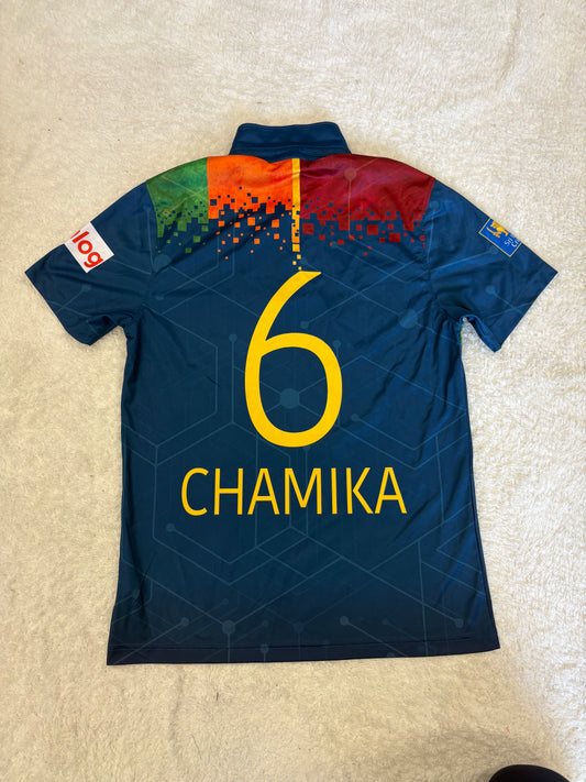 Chamika Gunasekara Sri Lanka A ODI 2022 Match Worn SS Playing Shirt