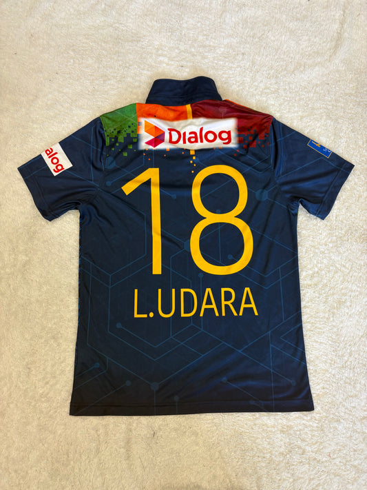 Lahiru Udara Sri Lanka 2021 T20 Match Issue SS Playing Shirt
