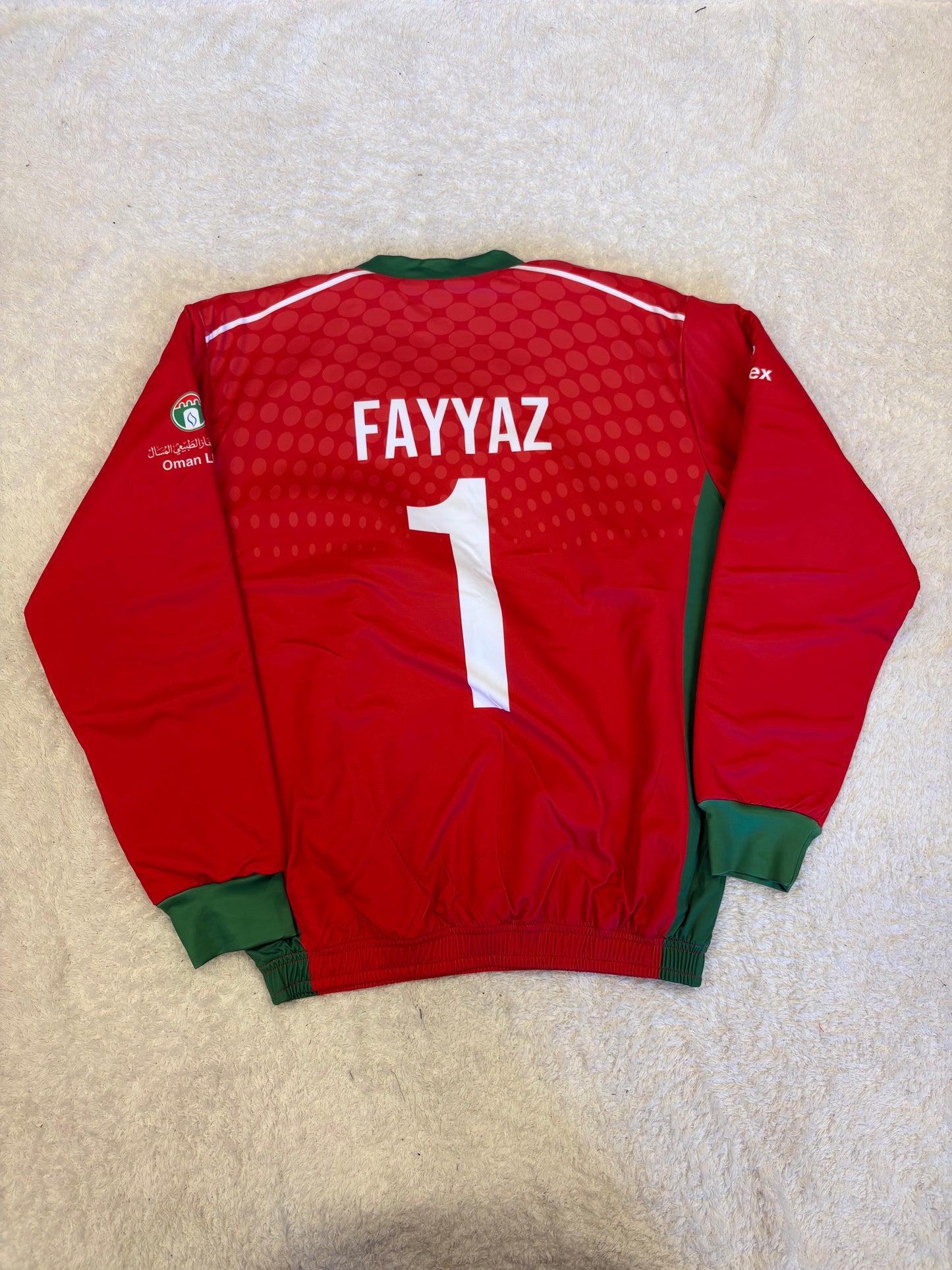Fayyaz Butt Oman 2023 World Cup Qualifier Match Worn LS Playing Jumper