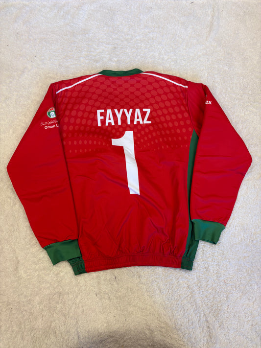 Fayyaz Butt Oman 2023 World Cup Qualifier Match Worn LS Playing Jumper