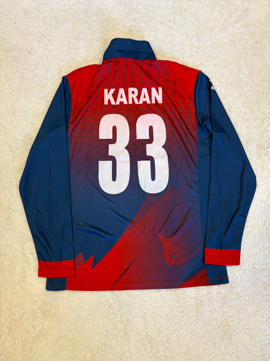 Karan KC Nepal ODI Match Issue LS Playing Shirt