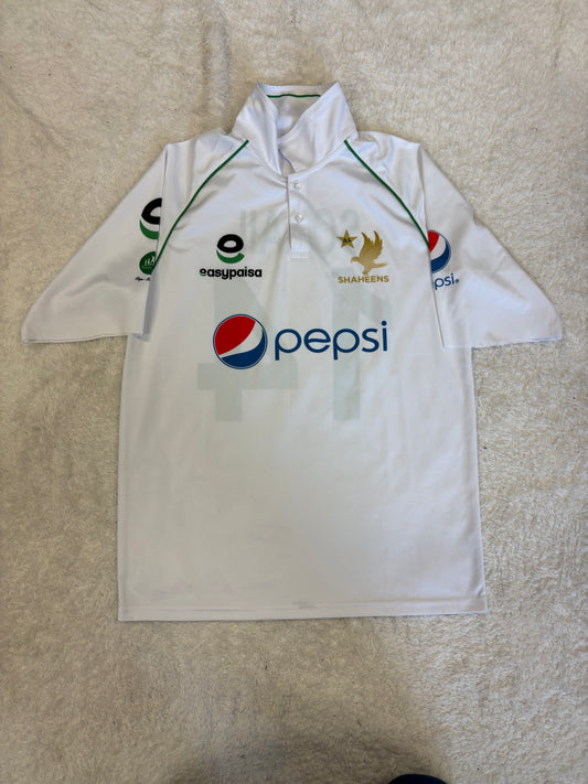 Pakistan Shaheens (Pakistan A) Test Match Worn SS Playing Shirt