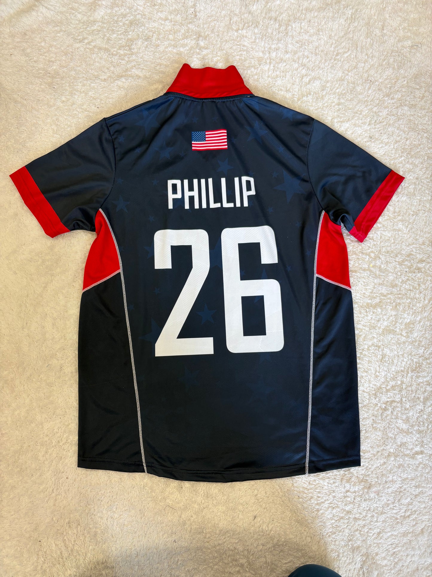 Kyle Phillip USA 2022 T20 Match Worn SS Playing Shirt